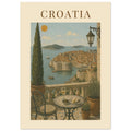 Croatia Poster Art
