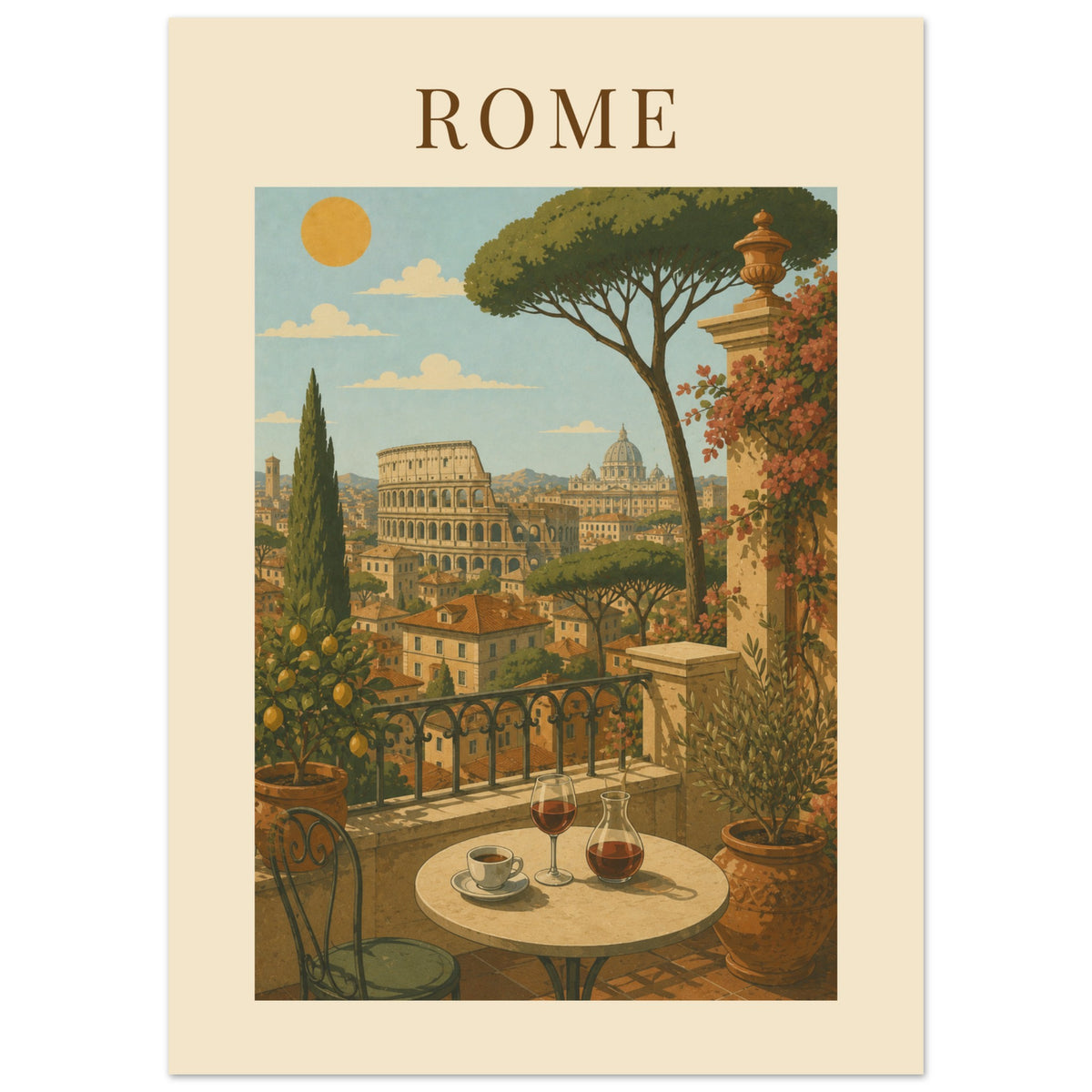 Rome Poster Art