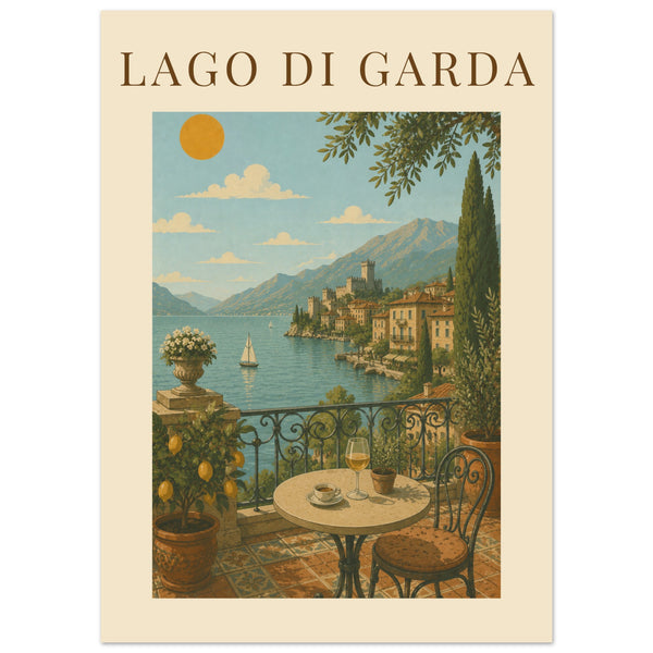 Lago di Garda Poster Art