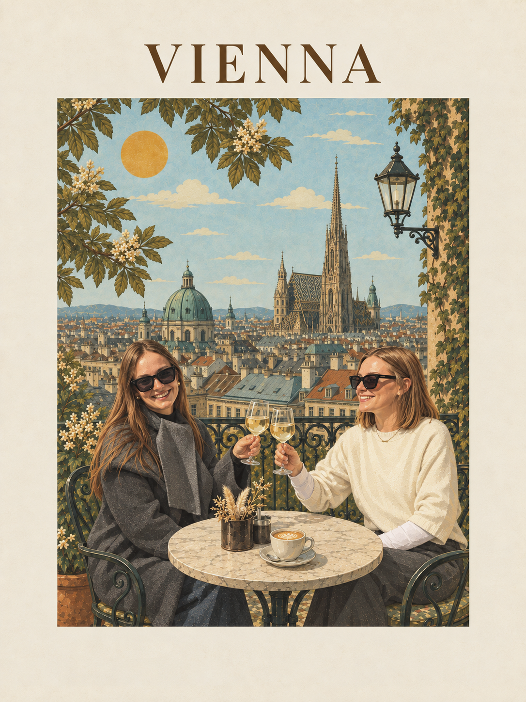 Personalisiertes Reiseposter