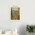 Croatia Poster Art